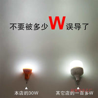 Rechargeable LED Clamp Light with Telescopic Stand for Outdoor Emergency Lighting, Super Bright Night Market Stall Folding Bulb