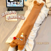 Long Hot Water Bottle for Bed Warming, Thickened Explosion-Proof Design, Foot Warmer