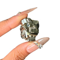 Natural Pyrite Raw Stone Cubes Chalcopyrite Iron Ore Specimen for Collection and Decoration