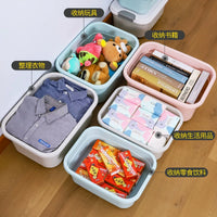 Portable Thickened Plastic Storage Box for Snacks, Toys, and Clothing