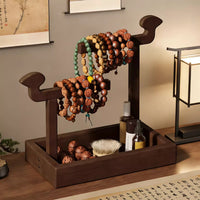 Wooden Bracelet Necklace Display Stand Holder for Jewelry Watches