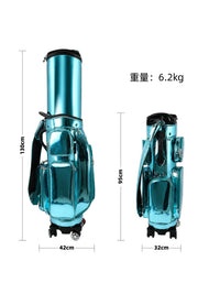 Premium Retractable Golf Travel Bag with Wheels, Waterproof & Wear-Resistant, Large Capacity