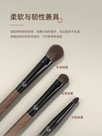 WJTT 3-6 Pcs Eye Makeup Brush Set for Eyeshadow, Blending, and Highlighting