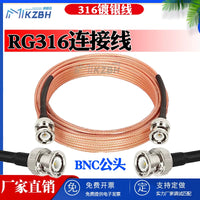 BNC Male to Male Coaxial RF Cable 50 Ohm RG316 Low Loss Extension Cable for Oscilloscope Q9 Signal