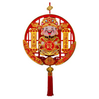 2026 Year of the Horse Chinese New Year Shaking God of Wealth Hanging Ornament for Festive Home Decor
