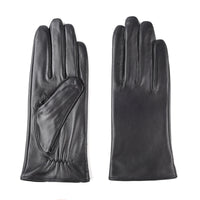 Women's Sheepskin Leather Touchscreen Gloves with Wool Lining
