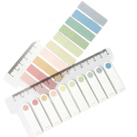 Morandi Transparent PET Index Sticky Notes Set