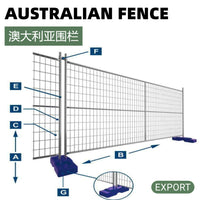 Temporary Welded Mesh Fence Panels for Export to Australia