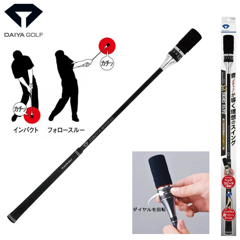 DAIYA Golf Swing Trainer Adjustable Speed Rhythm Release Practice Stick