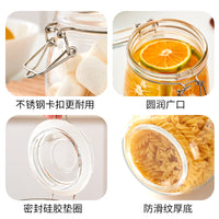 Glass Airtight Food Storage Jars with Lids for Pickles, Tea, and Fermentation