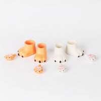 OB11 Cat Paw Doll Shoes for 1/12 BJD Dolls