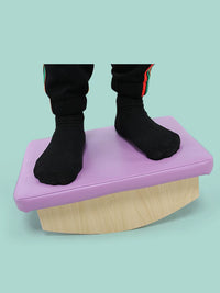 Kids' Sensory Integration Balance Board with Soft Padding for Vestibular Training and Focus