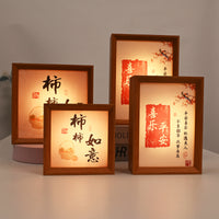LED Lighted Photo Frame Square Picture Frame for Bedroom Decor DIY Gift