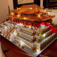 Forbidden City Taihe Palace Tenon & Mortise Building Blocks Model Kit for Adults