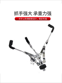 Kroton Professional Double-Braced Snare Drum Stand Adjustable for Jazz Drum Practice Pad