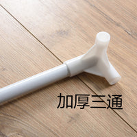 Mosquito Net Frame Replacement Parts - Coated Iron Rods and Connectors for Student Dormitory Beds