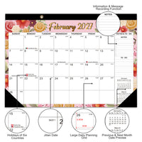2026-2027 English Wall Calendar Desk Planner