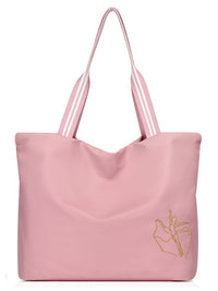 Women's Ballet Dance Bag Shoulder Crossbody Gym Sports Training Bag with Embroidery Option