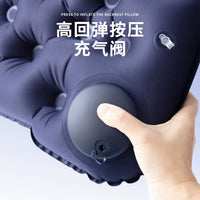 Inflatable Lumbar Support Pillow Travel Set with U-shaped Neck Pillow and Footrest
