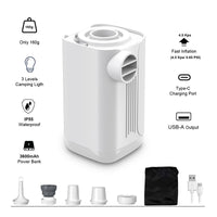 Portable Electric Air Pump for Outdoor Camping Tent Inflatable Mattress Sofa