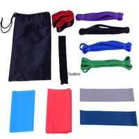 Numbwin 11-Piece Latex Resistance Band Set for Yoga & Fitness
