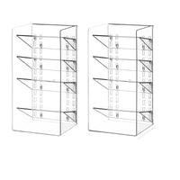 Acrylic Bathroom Mirror Cabinet Organizer for Cosmetics and Lipstick