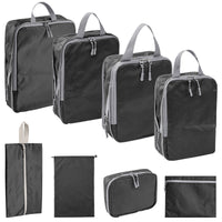 Rhombus Compression Travel Storage Bags Set for Clothes and Toiletries