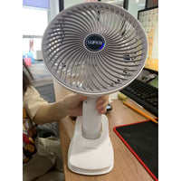 Clip-on Mini Fan Portable Handheld USB Rechargeable for Home Office Dormitory Desk Wall Mount