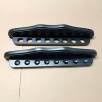 8-Hole Solid Wood Billiard Cue Rack, Wall-Mounted Pool Cue Holder for Snooker Cues, Billiard Accessories