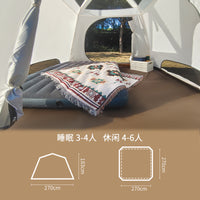 Automatic Pop-Up Camping Tent for 3-6 People - Portable, Waterproof, and UV Protection