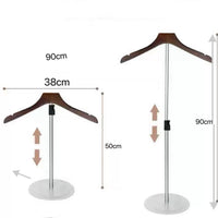 Adjustable Garment Display Rack for Retail Stores - T-Shirt & Coat Stand