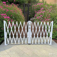 Expandable Wooden Garden Fence Gate for Yard and Vegetable Patch