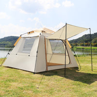Portable Pop-Up Camping Tent for 2 People - Automatic Setup, Single Layer, Foldable Outdoor Shelter
