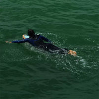 Inflatable Surfboard for Beginners, Adults, and Kids - Swimming Paddle Board with Hand/Foot Paddles