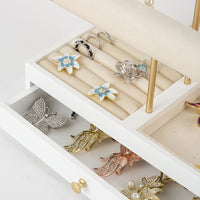 Ins Style 3-Tier Jewelry Display Stand for Necklaces, Earrings, and Rings - Vanity Organizer