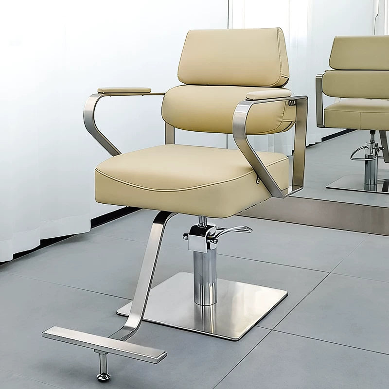 Salon Hairdressing Chair with Adjustable Swivel for Barbershop