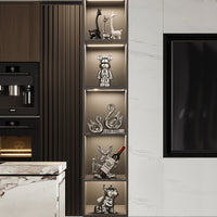 Modern Minimalist Creative Wine Cabinet Window Decoration Light Luxury Home Living Room Entrance TV Cabinet Craft Ornaments