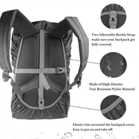 Portable Waterproof Rain Cover for Outdoor Backpacks - Dust, Snow, and Frost Protection for Camping & Hiking