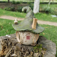 Magic Spire Birdhouse Hanging Ornament Outdoor Resin Bird Nest for Garden Decoration