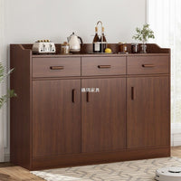 Solid Wood Sideboard Buffet Cabinet with Storage for Kitchen Dining Room