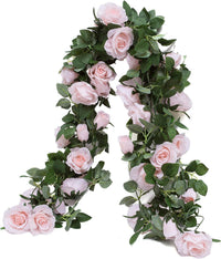 Artificial Eucalyptus Rose Garland Vine for Wedding Arch Table Wall Decor