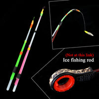 FTK Ice Fishing Rod Tip, Ultra-Soft Plastic, Double Blade Lure, Tai Fishing Hand Rod Accessory
