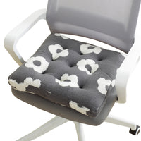 Plush Thickened Seat Cushion for Office and Dormitory Chairs, Warm and Comfortable