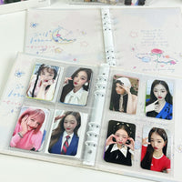 A5 Rose Planet Butterfly 4-Pocket Photocard Binder with Hard Cover for Kpop Photocards