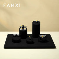 FANXI Premium Jewelry Display Stands for Necklaces, Earrings, Rings, Bracelets - Mannequin Bust Showcase Organizer