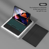 Magnetic Bluetooth Keyboard Case for Apple iPad with Trackpad and Mouse