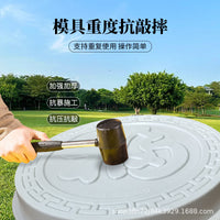 DIY Garden Stepping Stone Mold Concrete Pavement Maker for Yard Lawn Path