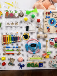 Montessori Busy Board House DIY Accessories for Toddler Educational Toy Kindergarten Quiet Corner