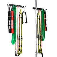 Wall-Mounted Barbell Plate & Accessory Storage Rack