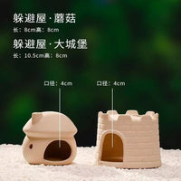 Aquarium Ceramic Hideaway Decoration for Fish and Shrimp Breeding